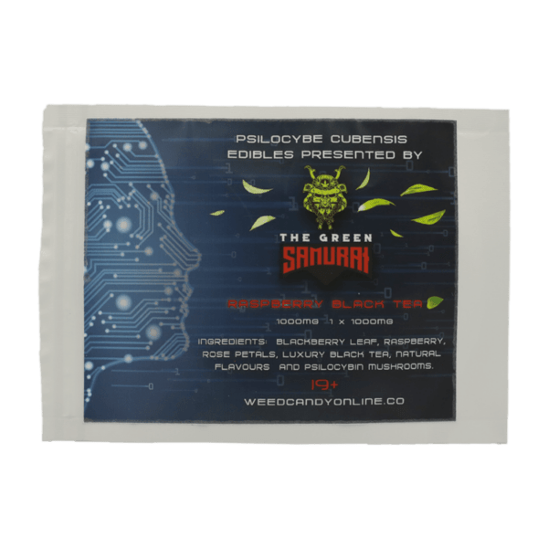 The Green Samurai - Raspberry Black Tea - 1000mg | Magic Mushrooms Hamilton Canada