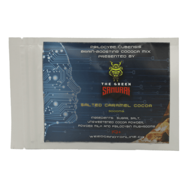 The Green Samurai - Salted Caramel Cocoa - 1g or 3g | Magic Mushrooms Hamilton Canada