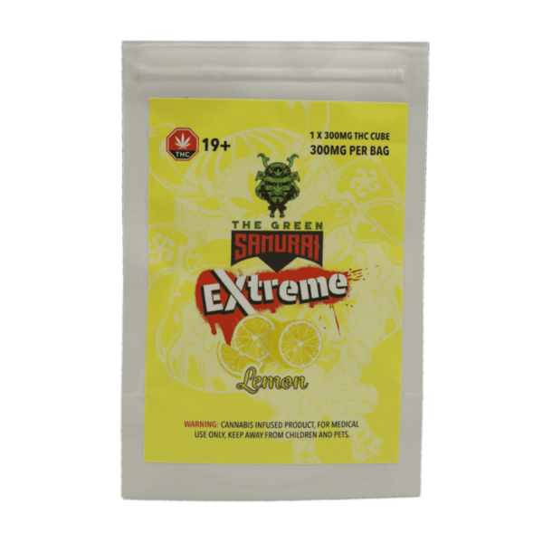 Green Samurai Extreme - Lemon Gummy 300mg THC | Magic Mushrooms Hamilton Canada